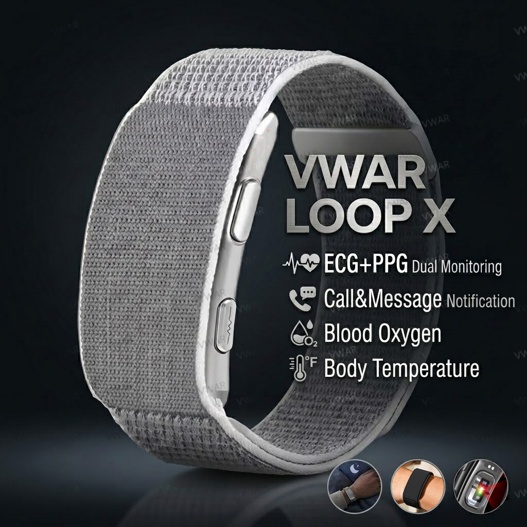 VWAR Loop X ECG 스마트 팔찌 심박수 혈압  - Xbody Health & Wellness 리뷰 및 가격