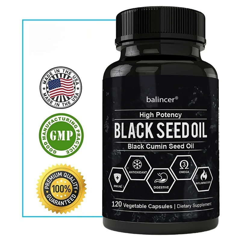 블랙 커민 씨 오일-면역, 심혈관, 모발, 피부, 소화 - Health Wellness Vitamins 리뷰 및 가격