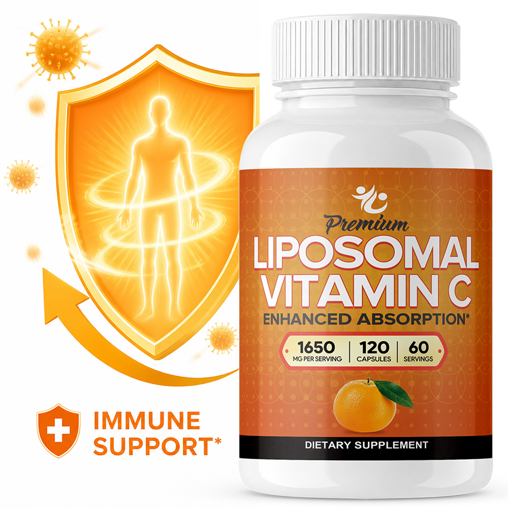 리포좀 비타민 C 캡슐 1650mg, 콜라겐 생성 촉진 - Health Wellness Vitamins 리뷰 및 가격