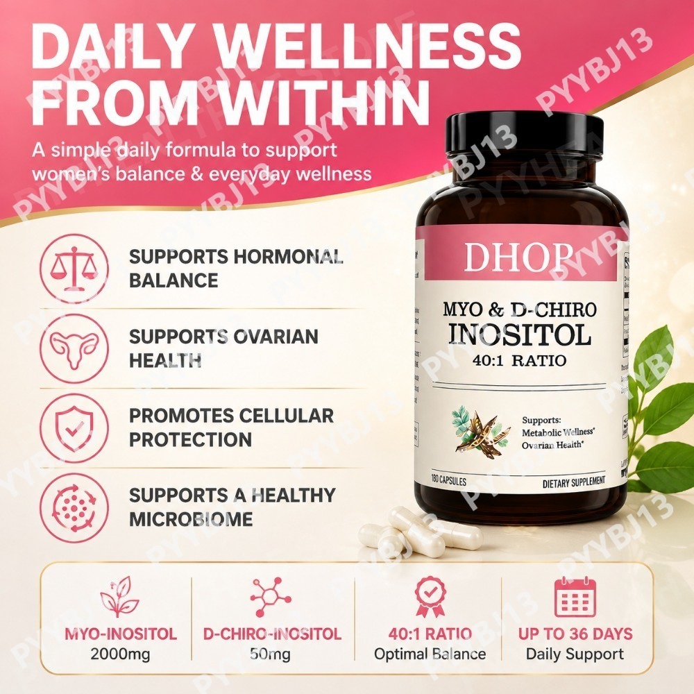 DHOP 40:1 마이오-D-키로 이노시톨 캡슐 - 난 - Health Wellness Vitamins 리뷰 및 가격